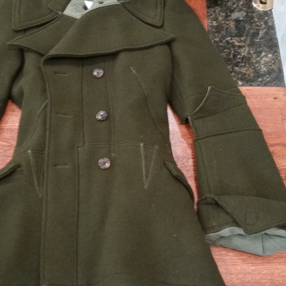 Comme Des Garcons olive green deconstruction jacke - Picture 12 of 16